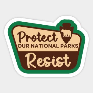 Protect Our National Parks | Bear | Anti Trump Sticker